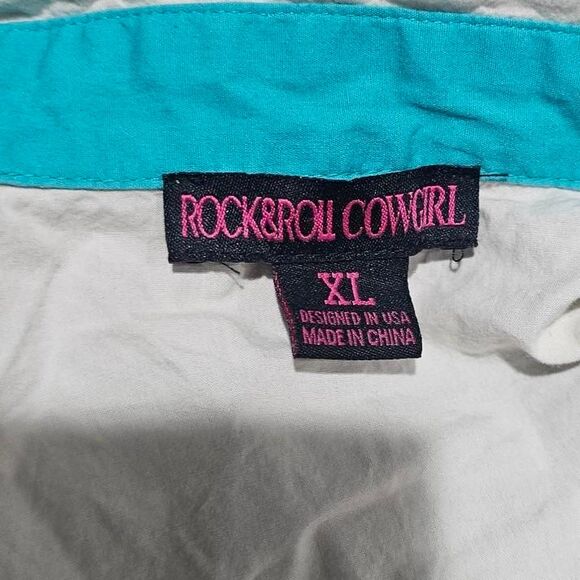 rock n roll cowgirl country crop blouse - Picture 5 of 5